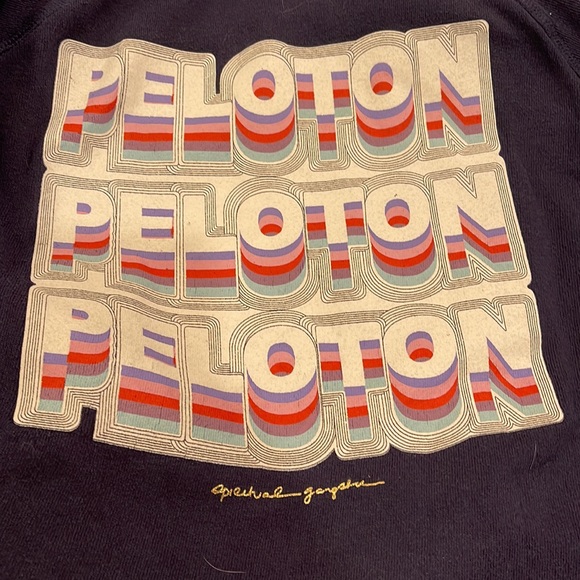 PELOTON Spiritual Gangster Navy Track Pants - Picture 5 of 8